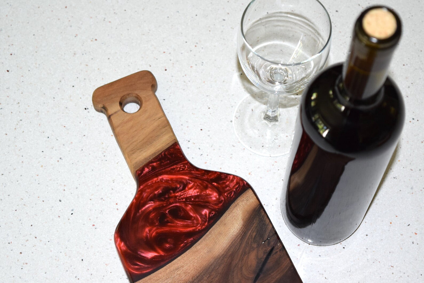 Wine Bottle Charcuterie Board