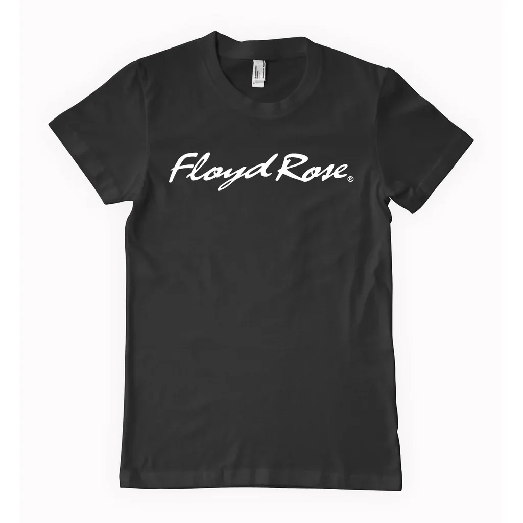 Floyd Rose Script Logo T-Shirt – Black