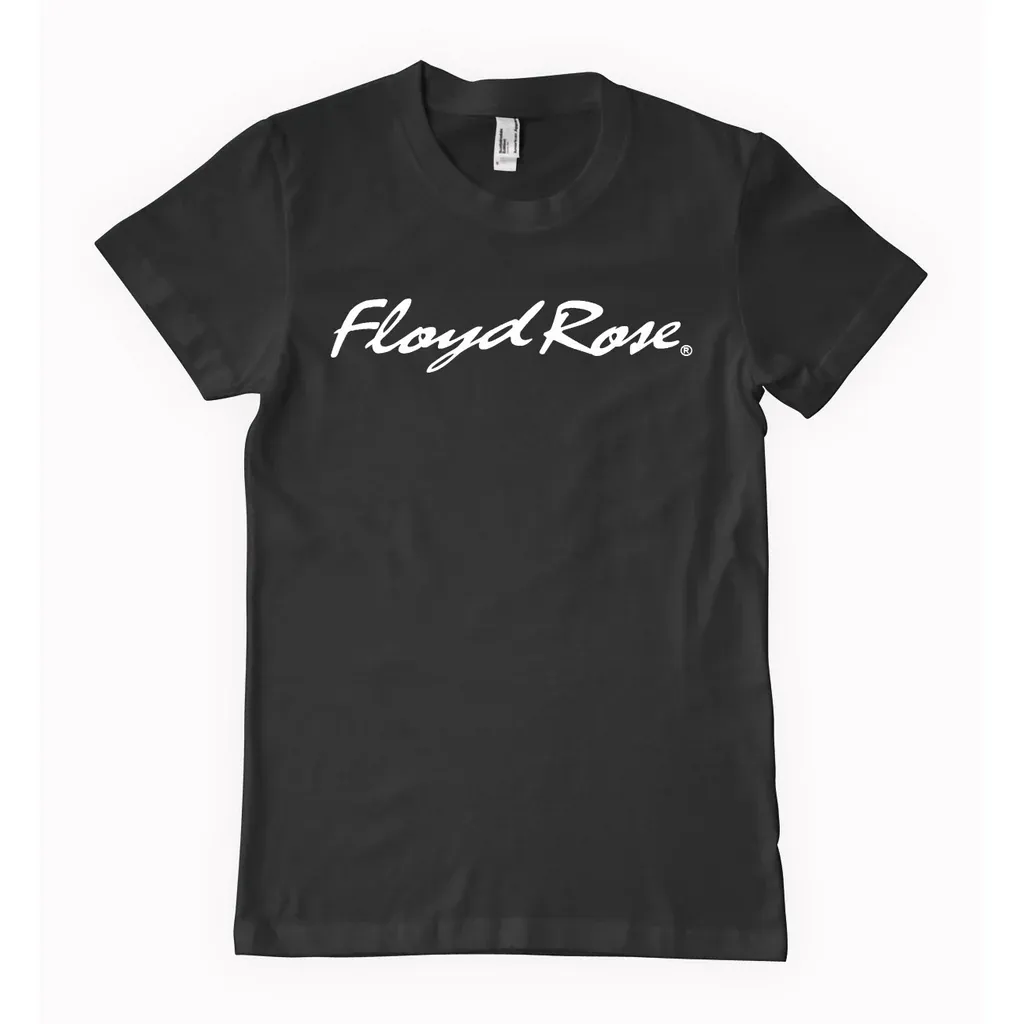 Floyd Rose Script Logo T-Shirt – Black