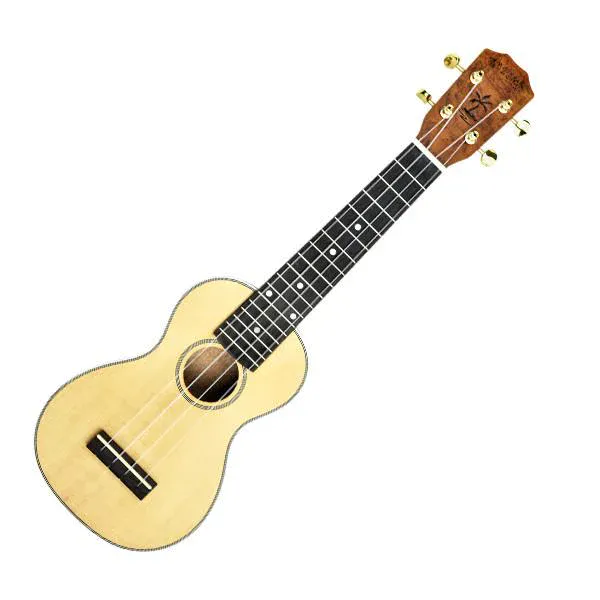 Kahuna Soprano Uke Spruce Top, Pearl Mahogany