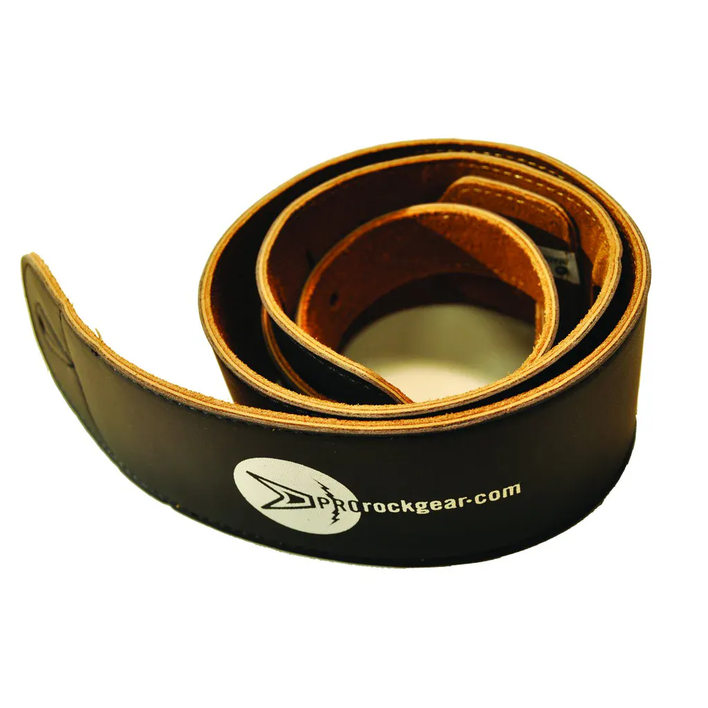 ProRockGear Leather Guitar Strap – Black