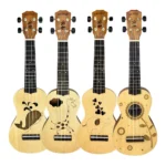 KAHUNA LASER-ETCHED MAHOGANY UKES
