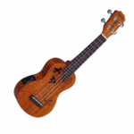 KAHUNA SOPRANO UKE, PEARL MAHOGANY ELECTRIC